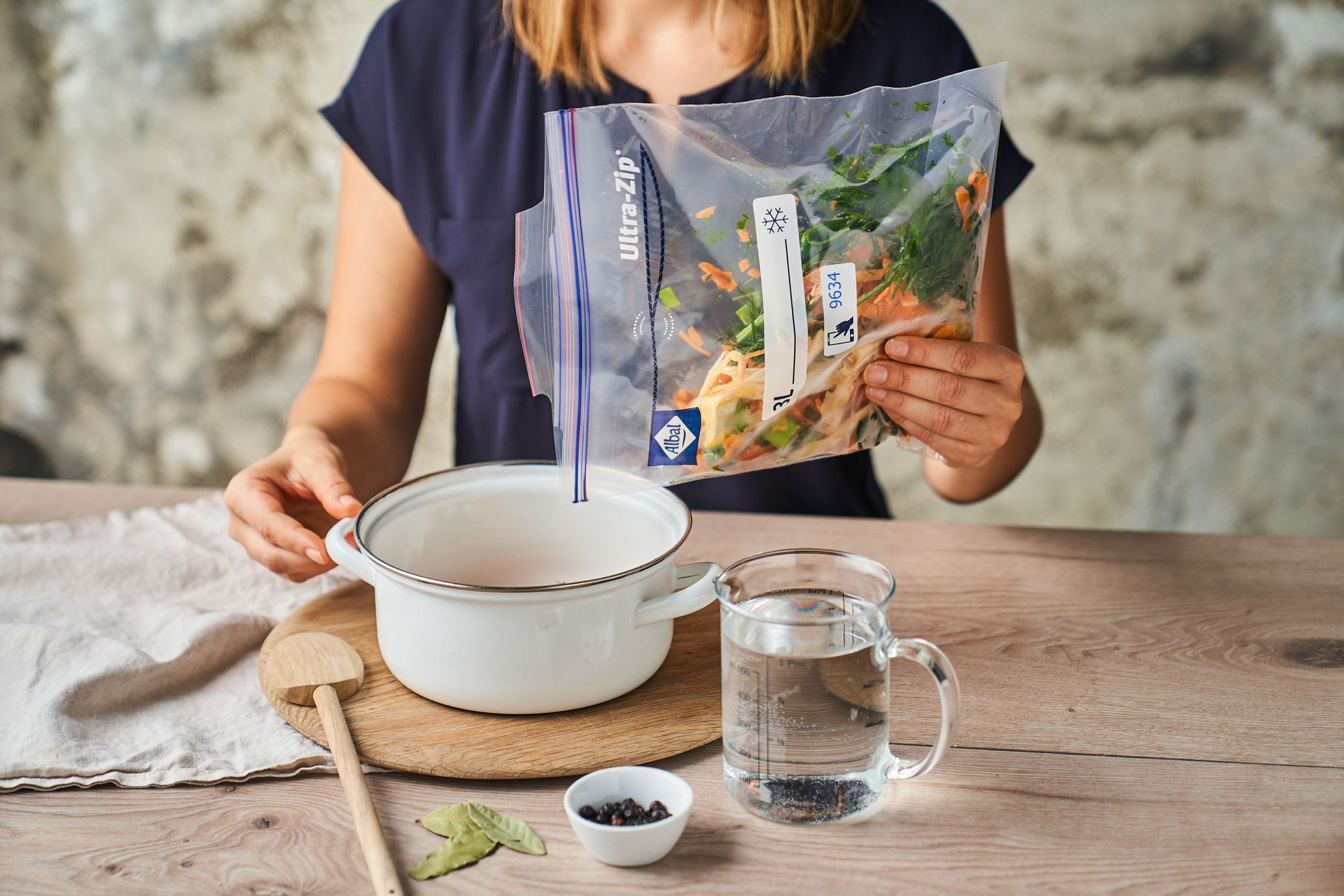 Receta de caldo de verduras de invierno