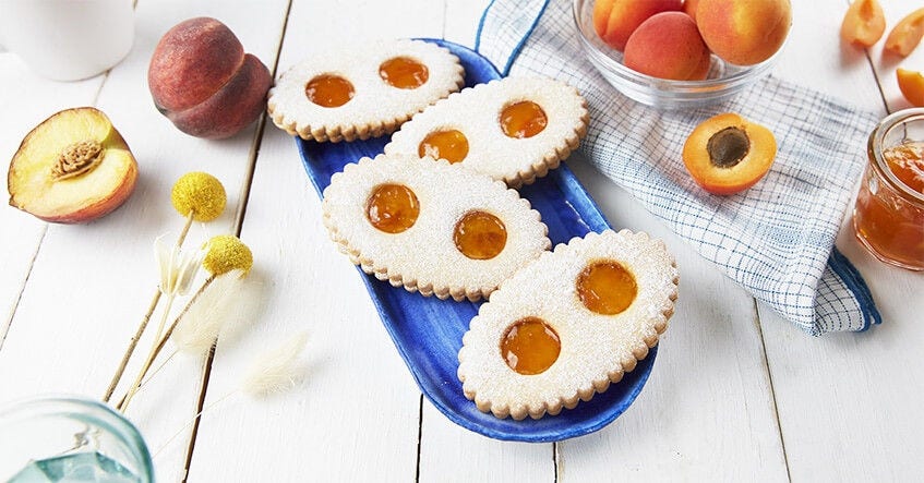 Copas romanas de melocotón y albaricoque: receta fácil 