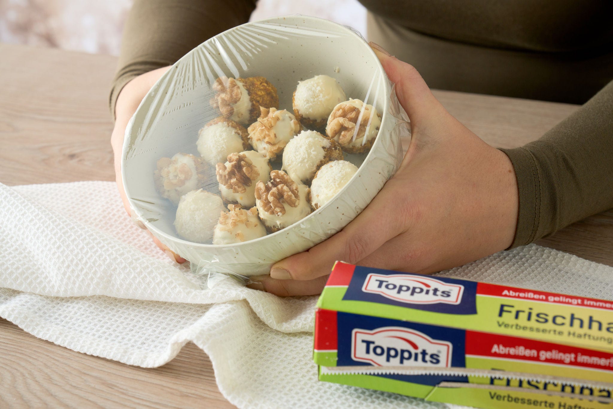 Receta de pralinés de almendra y avellanas