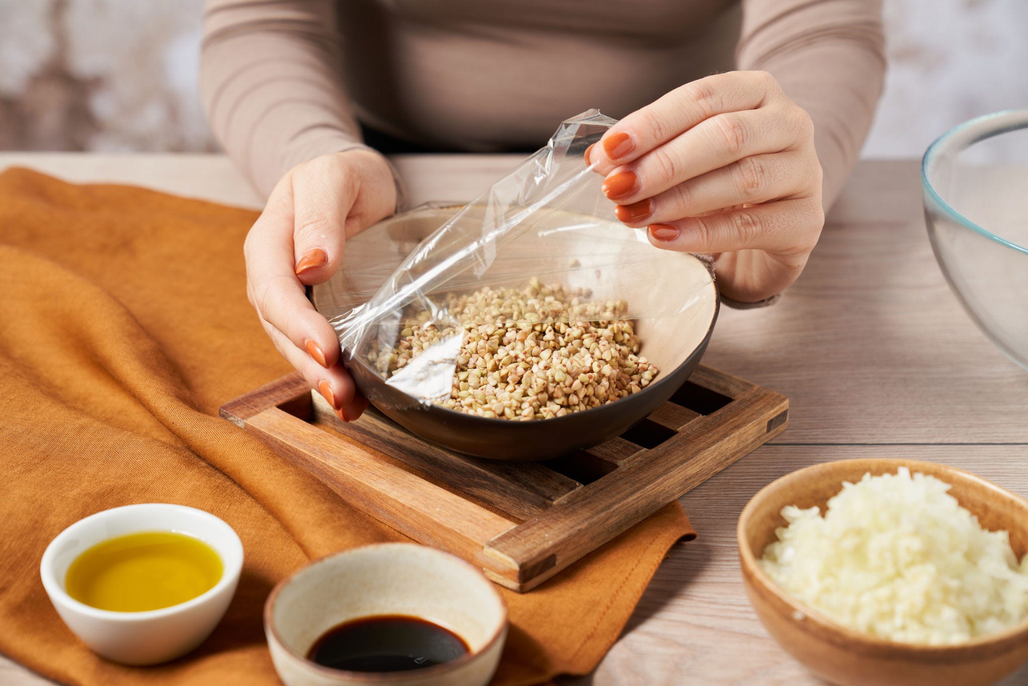 Tortitas de trigo sarraceno