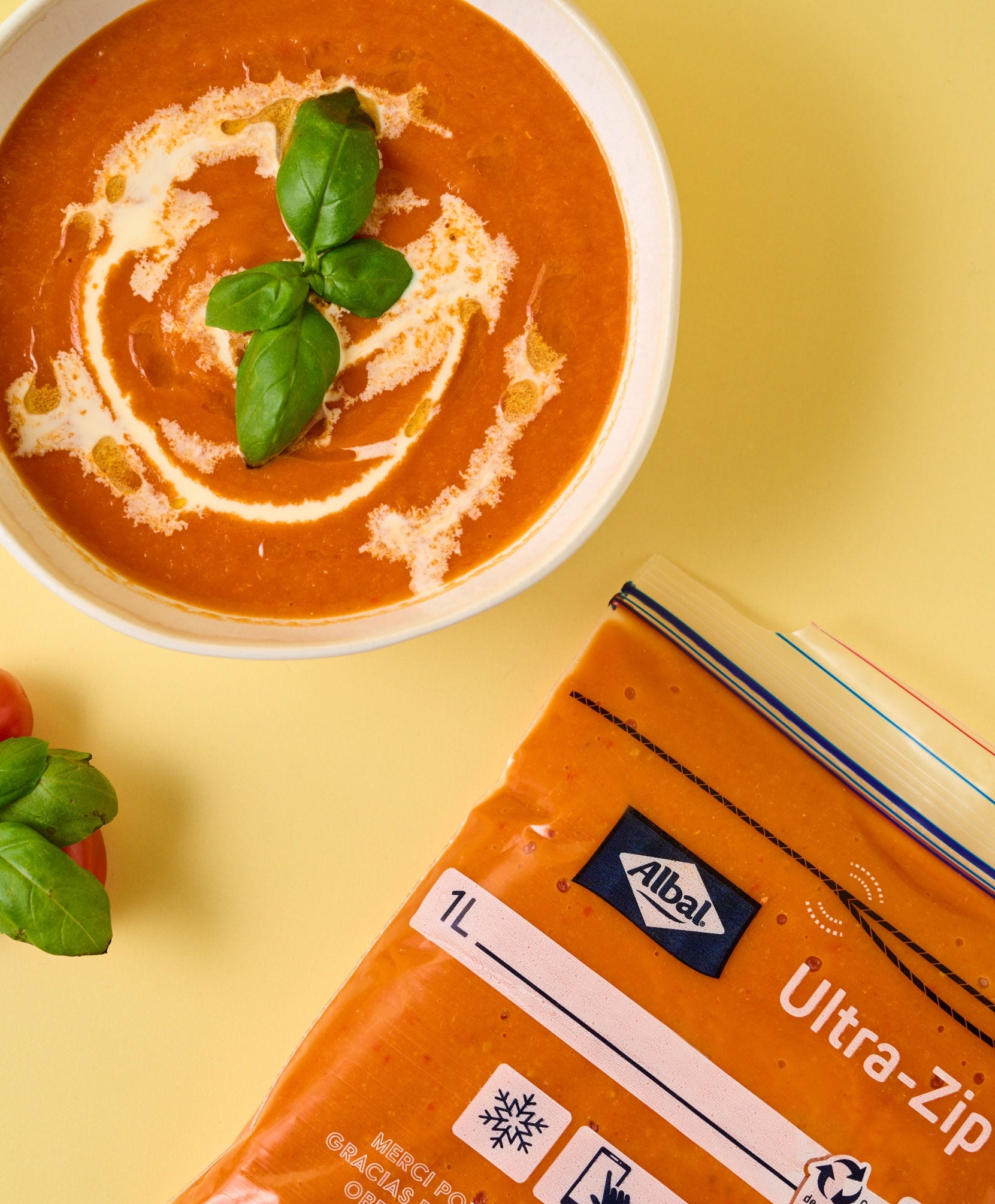 Crema de verduras casera con lentejas