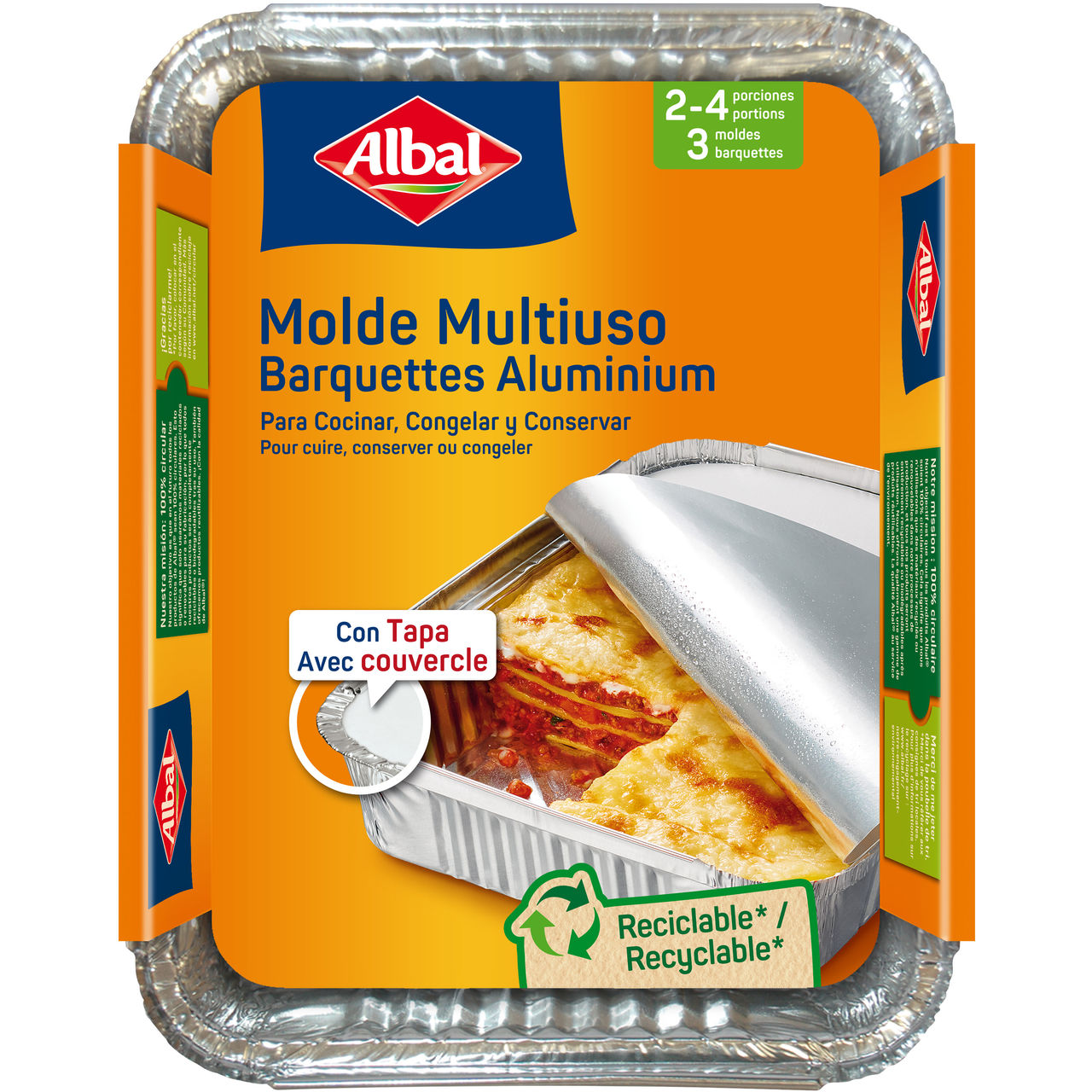 Ver la bandeja de aluminio para horno