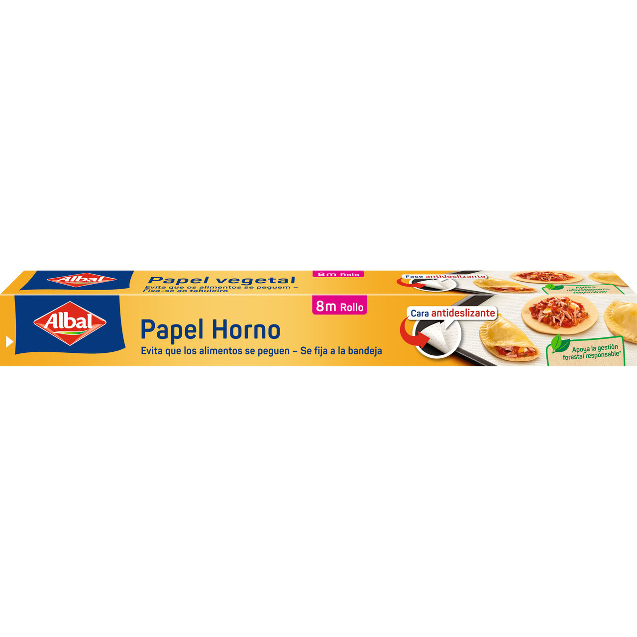 Papel para horno en rollo y hojas de papel para horno