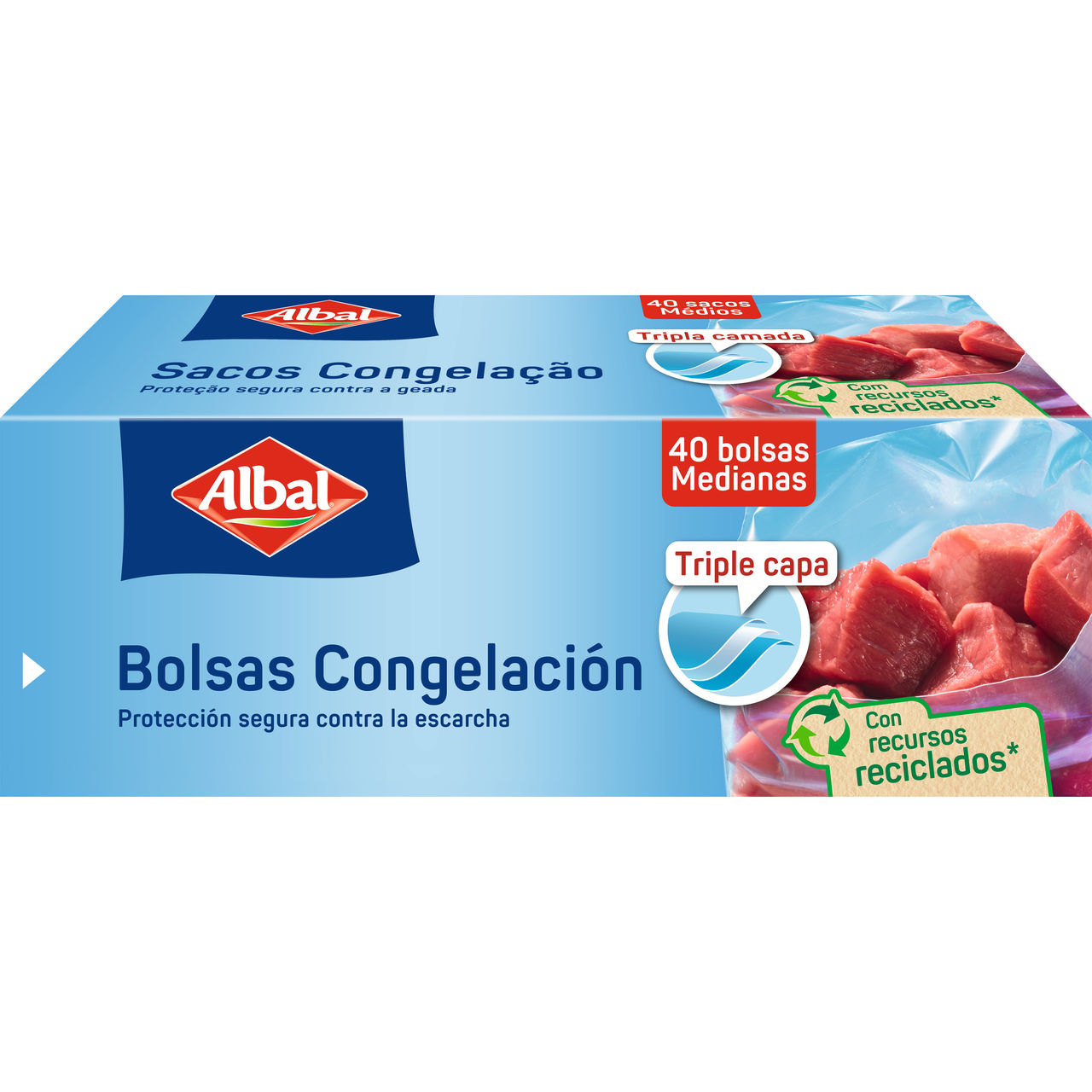 Albal Gefrierbeutel 40x3L , EmpCo Update, May 2026, ESP-POR, 050-305, GS1 