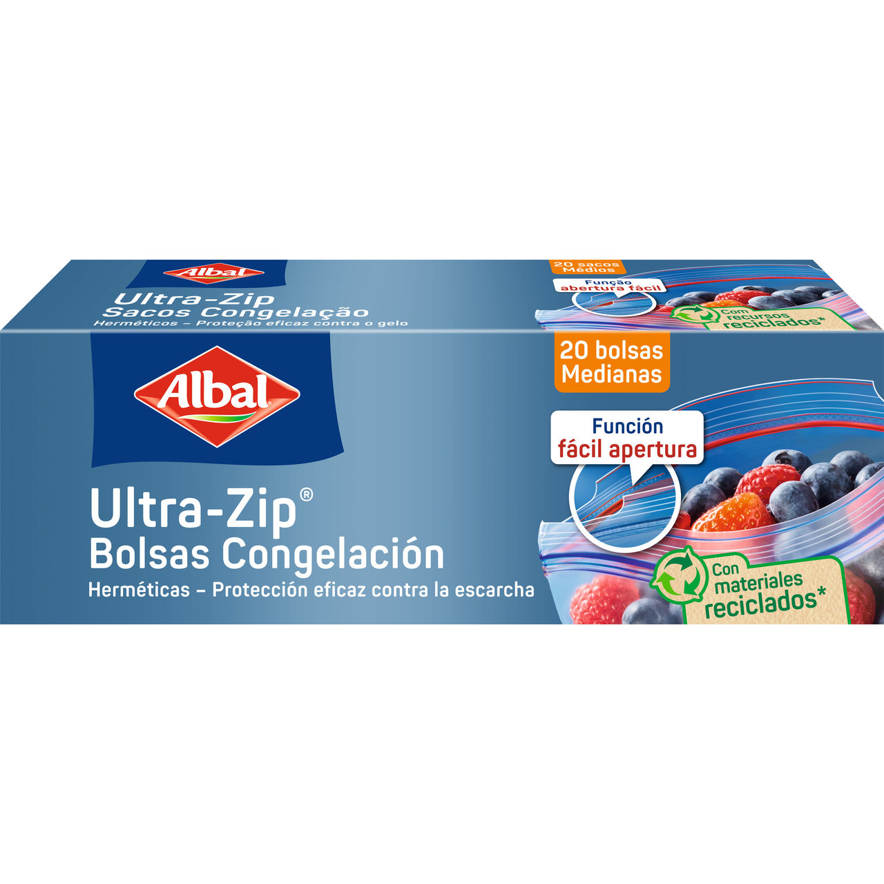 Bolsas congeladoras Albal Packshot Ultra-Zip®