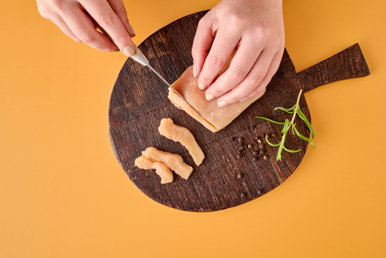 Carne marinada y congelada
