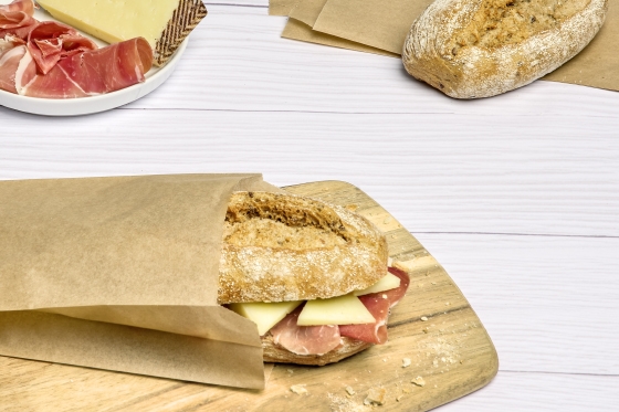 Bolsas de papel para bocadillos de Albal®.