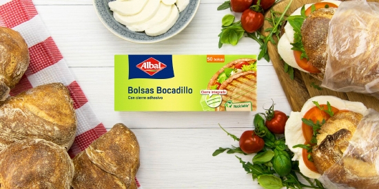 Bolsas para Bocadillo con cierre adhesivo Albal®