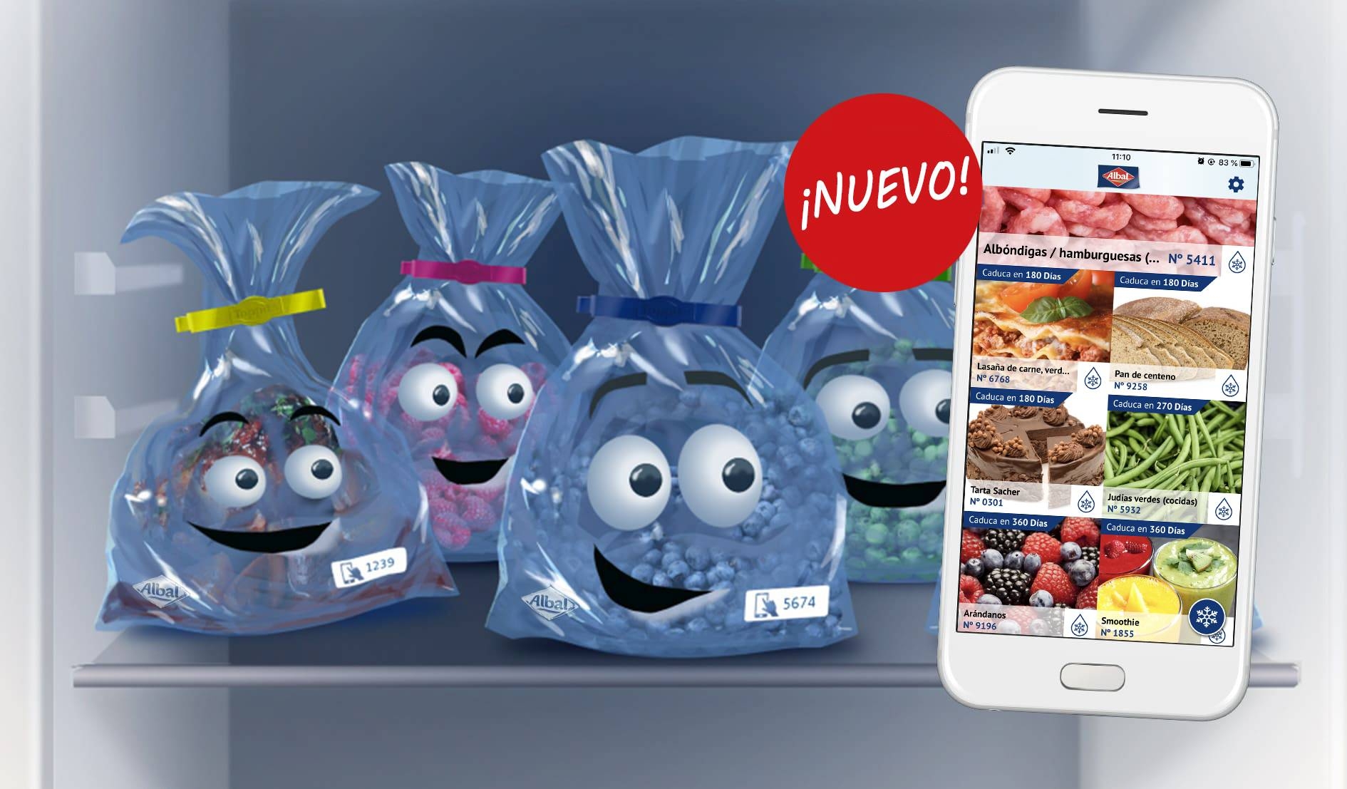 Nueva FoodSaver app de Albal®