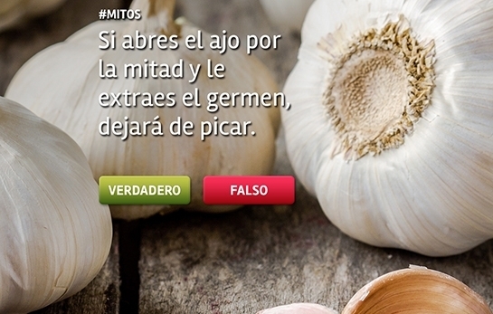 Para que el ajo no pique