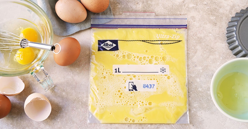 Escalera servidor Consciente Truco Albal®: ¡Congelar huevos correctamente con Albal®!