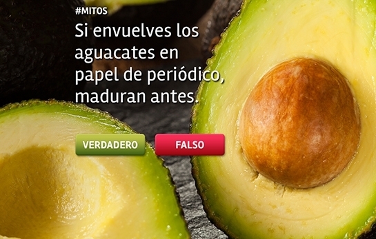 ¡No más aguacates verdes!